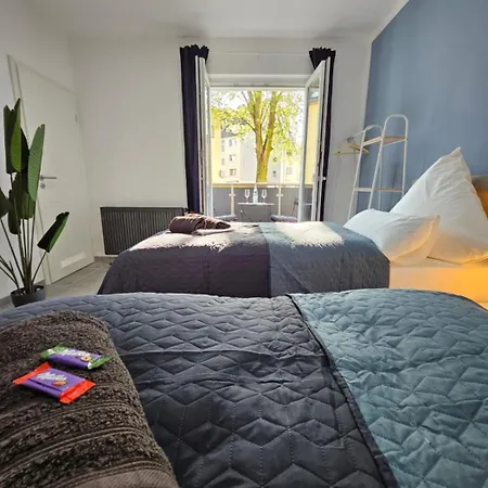 Apartment Modern Homes - Voll Ausgestatte - Balkon - Hotelbetten - 4k Tv - Wlan Moers