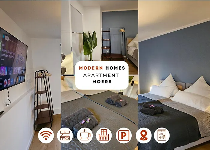 Apartment Modern Homes - Voll Ausgestatte - Balkon - Hotelbetten - 4k Tv - Wlan *