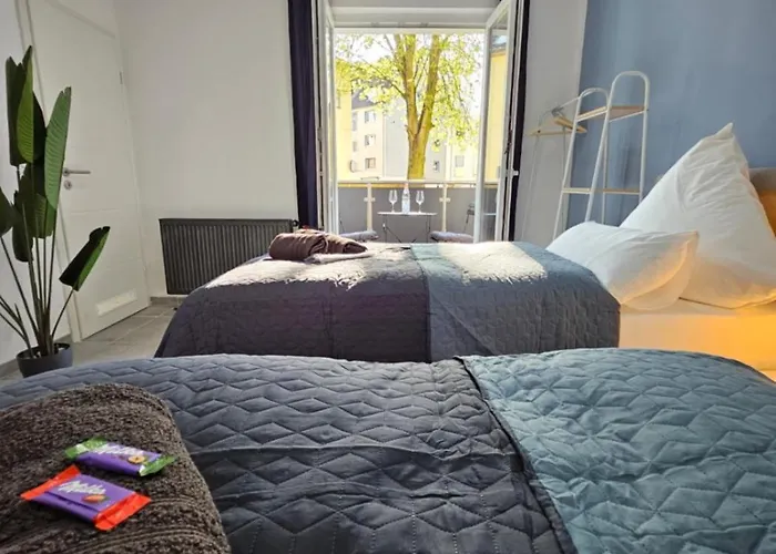 Apartman Modern Homes - Voll Ausgestatte - Balkon - Hotelbetten - 4k Tv - Wlan Moers